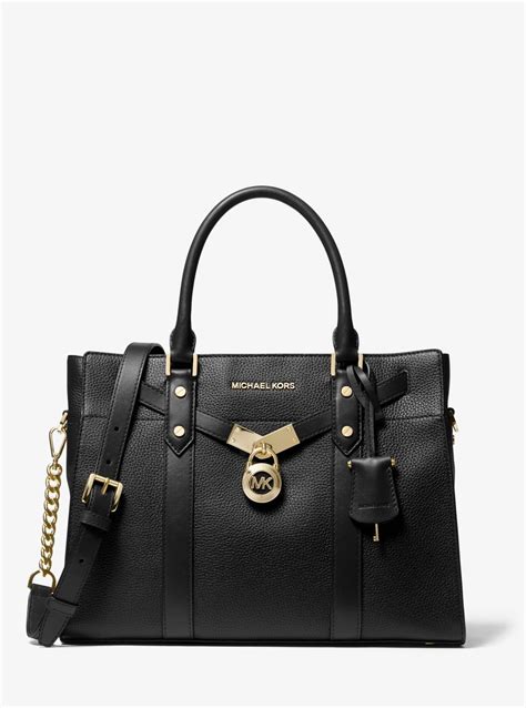 michael kors hamilton tote black|michael kors nouveau hamilton.